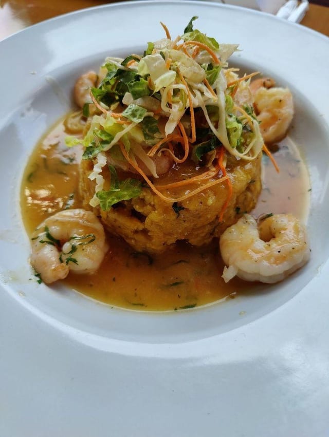Asopao de Camarones.